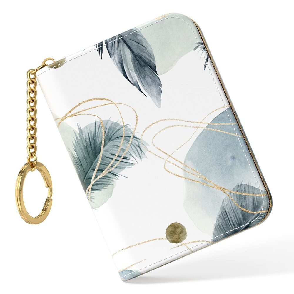 2115 Credit Card Holder, Small RFID Card Wallet , Slim Leather Card Holder